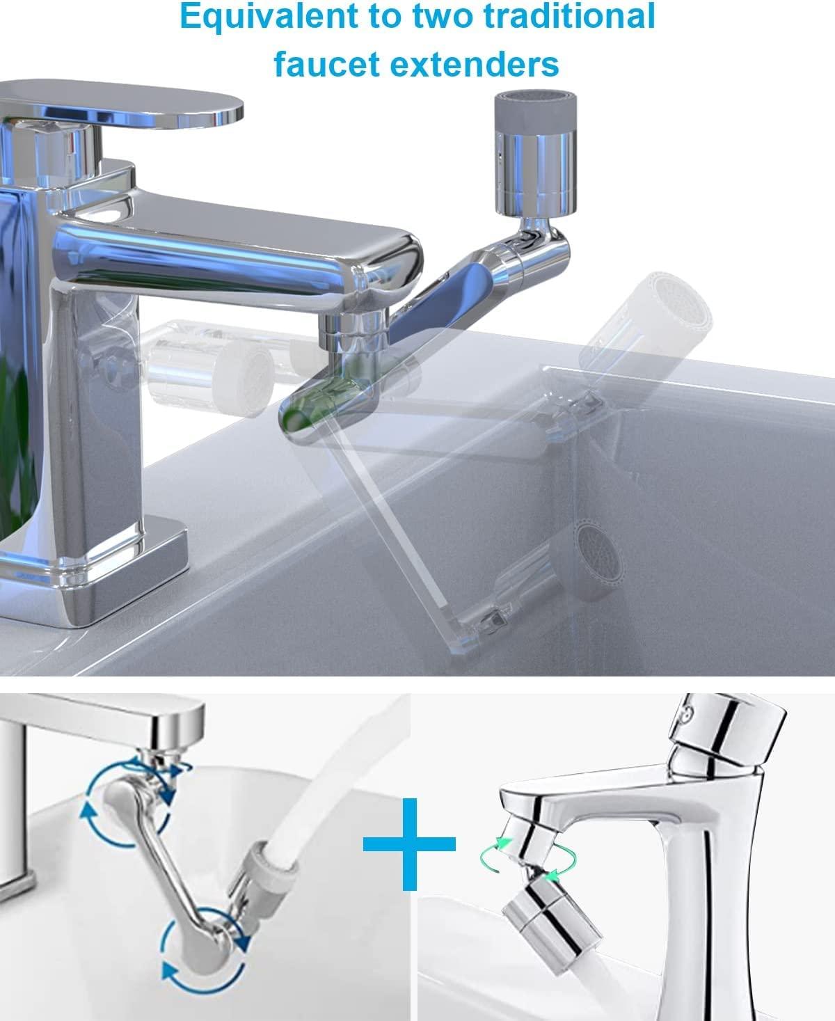 Rotating Faucet Extender Aerator